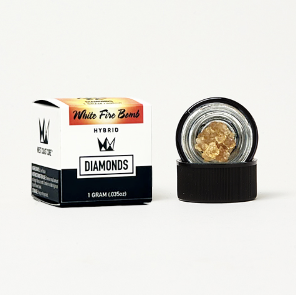 Screenshot 2025-03-11 at 7.30.44 PM West Coast Cure - White Fire Bomb - Live Resin Diamonds 1g - Image 1
